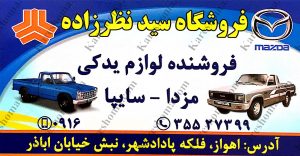 فروشگاه لوازم یدکی سید نظرزاده اهواز