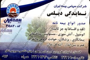 بیمه ایران نمایندگی دیلمی اهواز